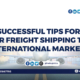 tips for successful air freight shipping